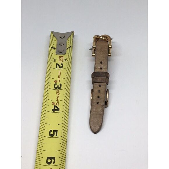 Fossil Genuine Leather Bracelet Watch 2 Piece Full Band 12mm W/ Pins A724 - Picture 1 of 8